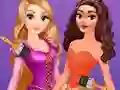 खेल Disney Princesses Rainbow Dresses ऑनलाइन