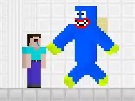 खेल Noob Vs Blue Monster ऑनलाइन