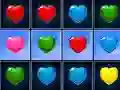 खेल Hearts Match 3 ऑनलाइन