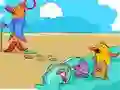खेल Cartoon Birds Differences ऑनलाइन
