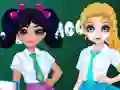 खेल Jacqueline and Eliza School Bag Design Contest ऑनलाइन