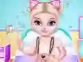 खेल Naughty Baby Elsa's Weekend ऑनलाइन