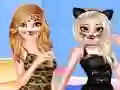 खेल Princess Animal Style Fashion Party ऑनलाइन