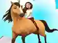 खेल Horse Run 3D ऑनलाइन