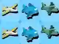 खेल Big Fast Airplanes Match 3 ऑनलाइन