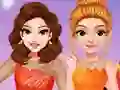खेल Princesses Ice Skating Dress Up ऑनलाइन
