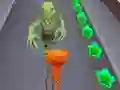 खेल Angry Cat Run Zombies Alley ऑनलाइन