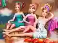 खेल Princesses Sauna Realife ऑनलाइन