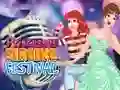 खेल Princesses Singing Festival ऑनलाइन