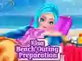 खेल Elsa Beach Outing Preparation ऑनलाइन