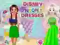 खेल Disney Neon Dresses ऑनलाइन