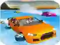खेल Crazy Water Surfing Car Race ऑनलाइन