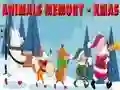 खेल Animals Memory - Xmas ऑनलाइन