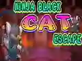 खेल Ninja Black Cat Escape ऑनलाइन