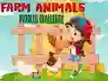 खेल Farm Animals Puzzles Challenge ऑनलाइन