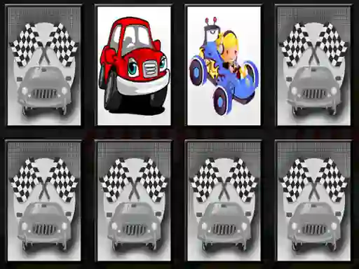 खेल Racing Cars Memory ऑनलाइन