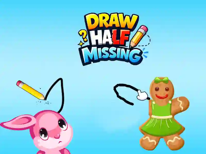 खेल Draw Half Game ऑनलाइन