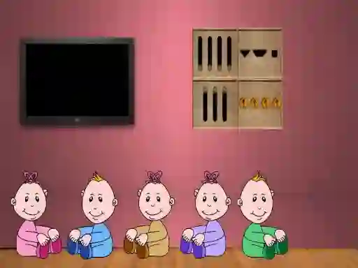 खेल Naughty Baby Escape ऑनलाइन
