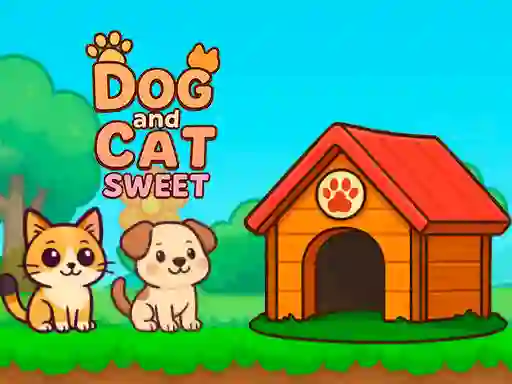 खेल Dog and Cat Sweet ऑनलाइन