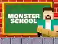 खेल Monster School: Roller Coaster & Parkour ऑनलाइन
