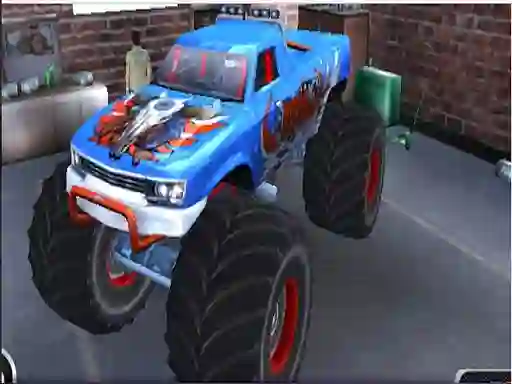खेल Monster Truck Stunt Adventure ऑनलाइन