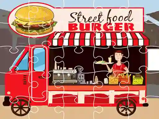 खेल Burger Trucks Jigsaw ऑनलाइन