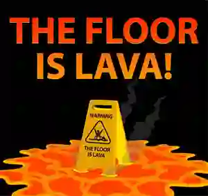 खेल The Floor is Lava ऑनलाइन