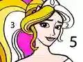 खेल Princess Coloring By Number ऑनलाइन