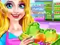 खेल Supermarket Girl Cleanup ऑनलाइन