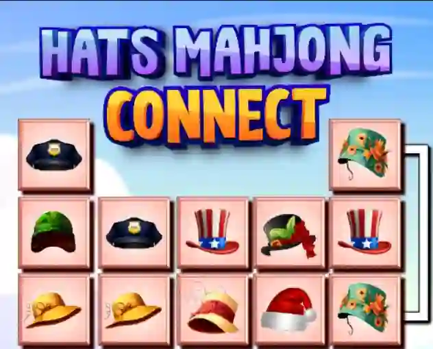 खेल Hats Mahjong Connect ऑनलाइन