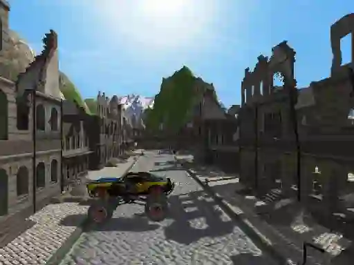 खेल Destroyed City Drive ऑनलाइन
