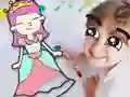 खेल Coloring Book: Prince And Princess ऑनलाइन