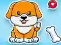 खेल Coloring Book: Cute Dog ऑनलाइन