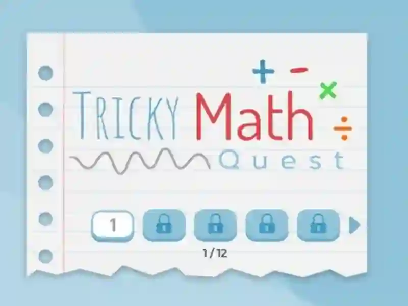 खेल Tricky Math Quest ऑनलाइन