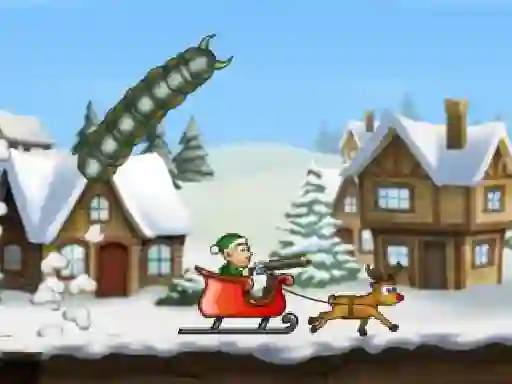 खेल Effing Worms Xmas ऑनलाइन