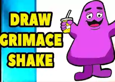 खेल Grimace Shake: Draw and Erase ऑनलाइन