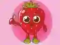खेल Coloring Book: Delicious Strawberries ऑनलाइन