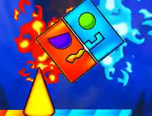 खेल Fire And Water Geometry Dash ऑनलाइन