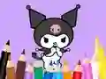 खेल Coloring Book: Kuromi Carries Bag ऑनलाइन
