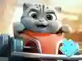 खेल Jigsaw Puzzle: Cat Racing Driver ऑनलाइन