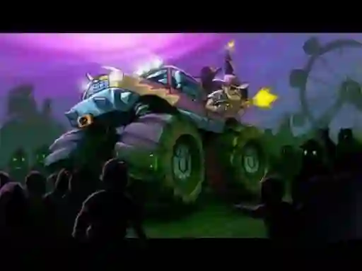 खेल Zombie Smash: Monster Truck Racing ऑनलाइन