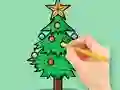 खेल Coloring Book: Christmas Tree ऑनलाइन