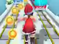 खेल Subway Santa Princess Runner ऑनलाइन