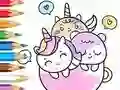 खेल Coloring Book: A Cup Of Unicorn ऑनलाइन