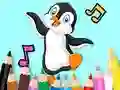 खेल Coloring Book: Dancing Penguin ऑनलाइन