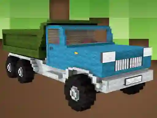 खेल Blockcraft Truck Jigsaw ऑनलाइन