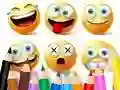 खेल Coloring Book: Funny Emoji ऑनलाइन