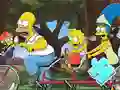खेल Jigsaw Puzzle: Simpson Family Riding ऑनलाइन