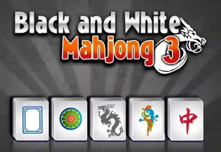 खेल Black and White Mahjong 3 ऑनलाइन