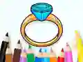 खेल Coloring Book: Gemstone Ring ऑनलाइन